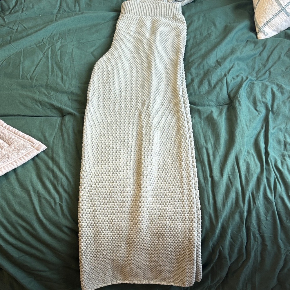 Sincerely Jules Textured Knit Sweater Set in Sage Green - Picture 5 of 6